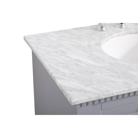 Elegant Decor 36 Inch Single Bathroom Vanity In Grey VF53036GR